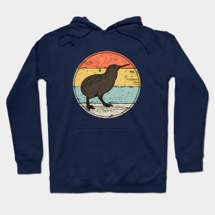 Kiwi Australian Birds And Wildlife Retro Style Gift Hoodie